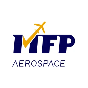 Logo de MFP Aerospace, organización aliada que apoya iniciativas de inclusión y discapacidad en México.